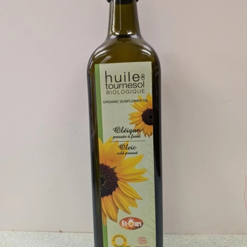 Huile de tournesol biologique