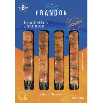 Salmon Skewers Gochujang sweet & spicy