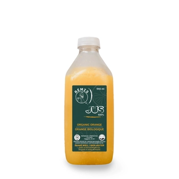 Jus orange, biologique