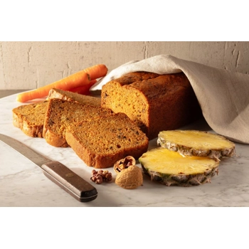 Carrot and pineapple pound cake