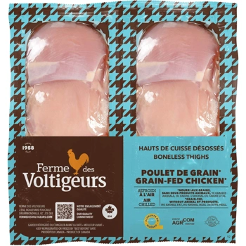 Boneless Grain-Fed Chicken Thigh
