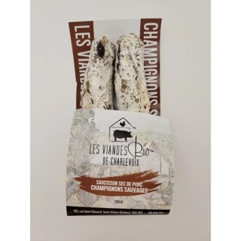 Saucisson sec Champignons sauvages