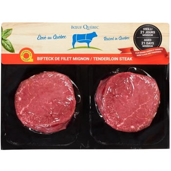 Bifteck de filet mignon