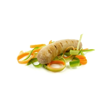 Saucisse fraîche de porc jardinière (légumes)