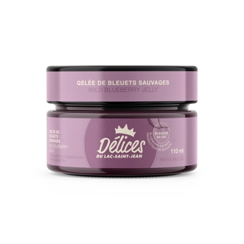 gelée de bleuets sauvages.