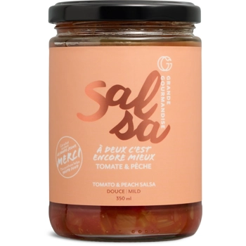 Salsa tomate et pêche