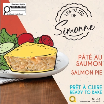 Salmon pie (ready to bake)