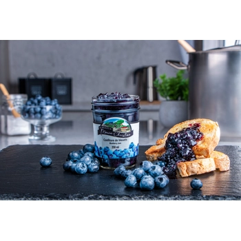Confitures de bleuets.
