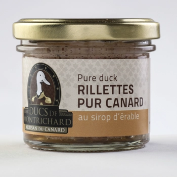 Rillettes pur canard -sirop d'érable
