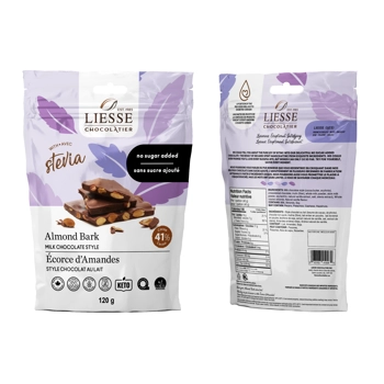 No Sugar Added Milk Chocolate Style Almond Bark