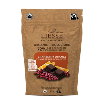 Organic Cranberry Orange Dark Chocolate