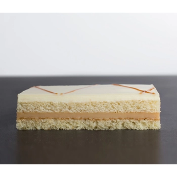 Cream fudge slab cake