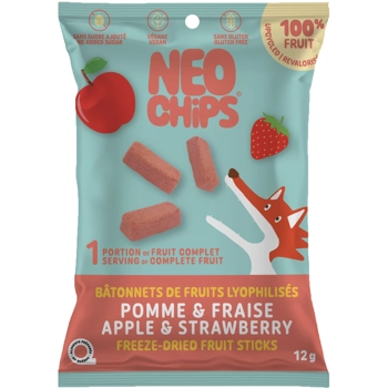 Bâtonnets pomme & fraise