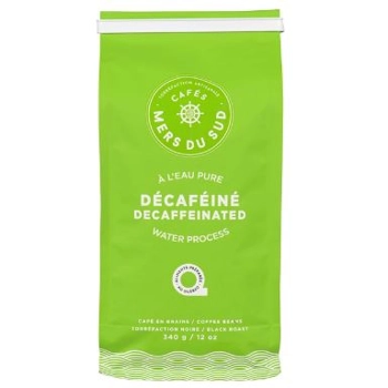 Cafés mer du sud décaféiné expresso grains