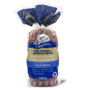 Pain artisanal Le Céleste, biologique et sans gluten (congelé)
