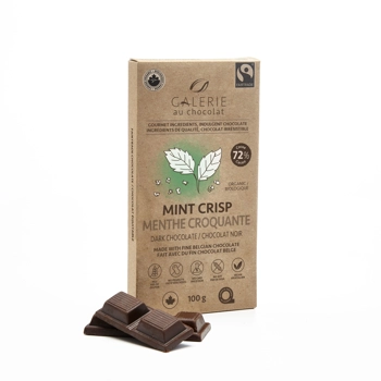 Mint Crisp Dark Chocolate 72%
