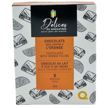 CHOCOLATES WITH ORANGE FILLING