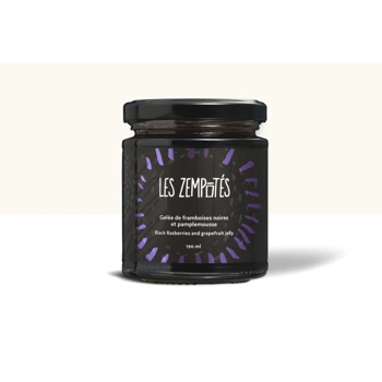 Black Rasberries and grapefruit jelly