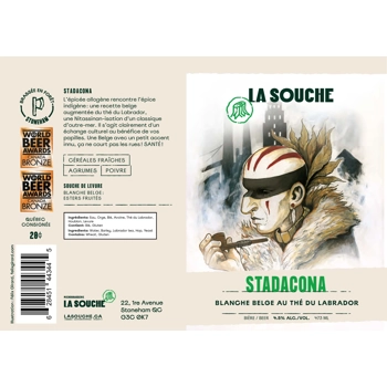 Blanche belge au thé du Labrador - Stadaconna