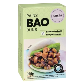 Teriyaki Salmon Bao Buns