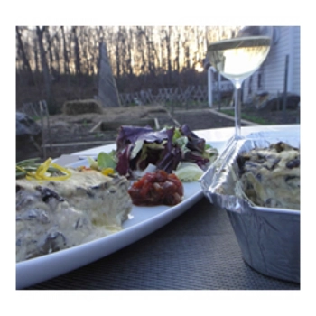 Wild Mushroom and Quebec Brie Lasagna