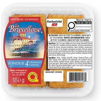 La Bruxelloise 4 Cheeses Fondue - Fresh