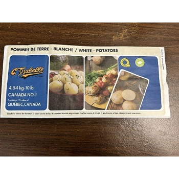 Pommes de terre blanche