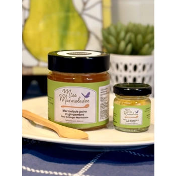 Marmelade poires et gingembre