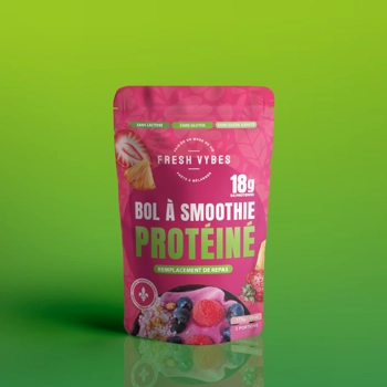 Bol à smoothie protéiné - Rose exotique