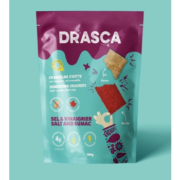 Craquelins sel et vinaigrier.