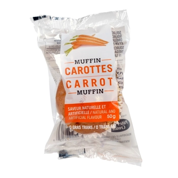 MUFFIN CUIT EMBALLÉ aux carottes MV513