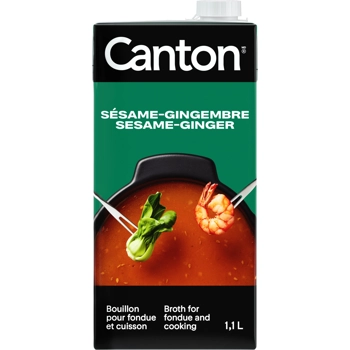 Bouillon pour fondue et cuisson Sésame-gingembre