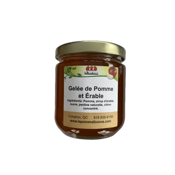 Gelée de pomme et érable