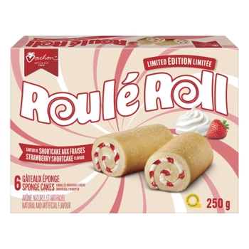 Vachon Strawberry Shortcake Rolled Cake