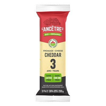 Cheddar 3 Ans biologique