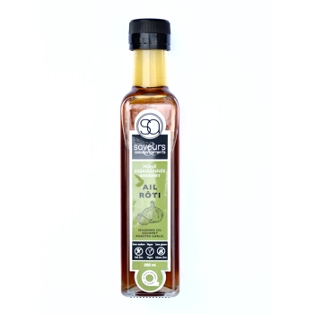 Huile assaisonnée ail rôti