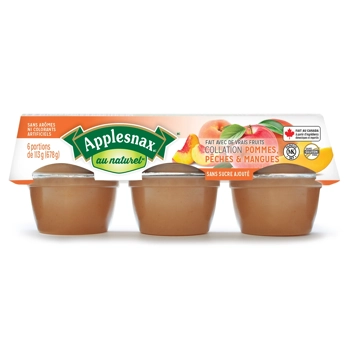 APPLESNAX APPLE PEACH-MANGO AU NATUREL