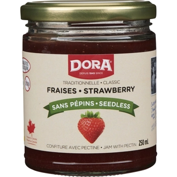 Seedless Strawberry jam with pectin