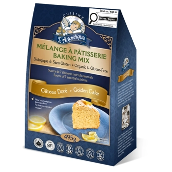 Golden Cake Mix, organic and gluten-free