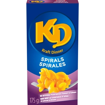 Macaroni au fromage Kraft Dinner spirales