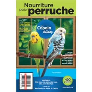 Nourriture pour perruche