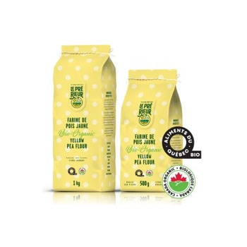 Farine de pois jaunes biologique