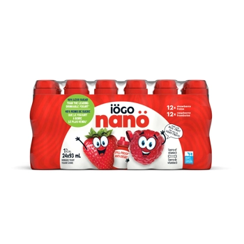 nanö YOGOURT À BOIRE FRAISE/FRAMBOISE