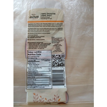 Pain au levain 100% Epeautre