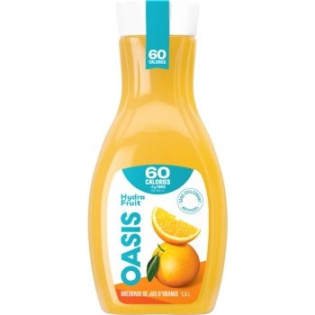 Breuvage de Jus d'Orange avec fibres