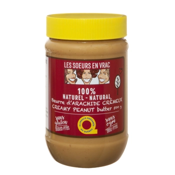 100% all natural creamy peanut butter