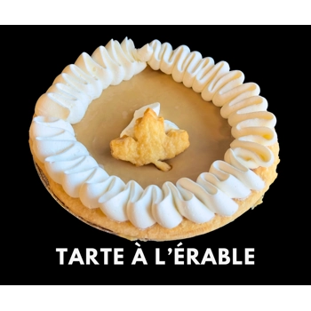 Tarte à l'érable.