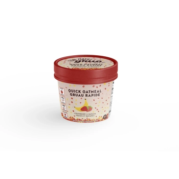 Framboises bananes protéinée