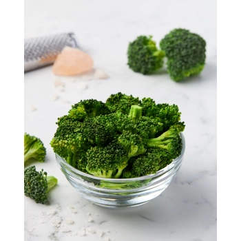 Brocoli lyophilisé salé