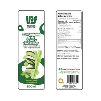 FRESH VEGETABLE JUICE / BREEZY CUCUMBER